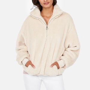 EXPRESS ONE ELEVEN COZY FLEECE PULLOVER SIZE XS